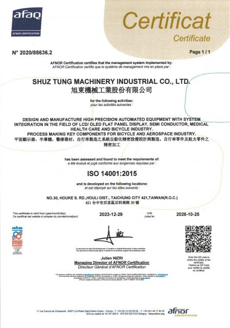 ISO 14001 von Shuz Tung